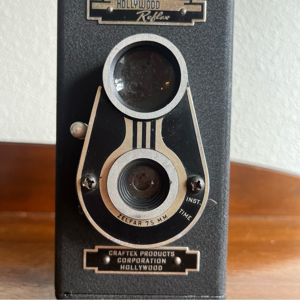 1940s craftex products corporation hollywood reflex camera zelfar 35mm - Picture 8 of 12